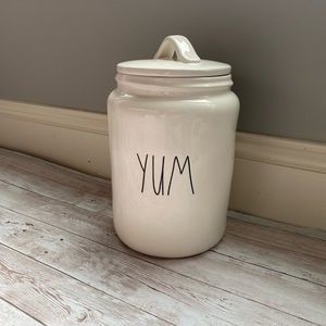 Rae Dunn YUM cookie canister